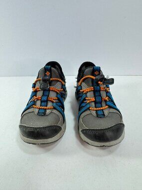 Columbia Grey & Blue Slip On Summer Outdoor Toddler Shoes sz 9